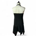 City Triangles Y2K Black Halter Neck Dress with Pink Trim Bow Detail Fairycore Photo 1