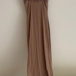 SKIMS Fits Everybody Lace Maxi Long Slip Dress Size Small Tan Cream Photo 9