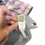 L. L. Bean women's pink/purple‎ plaid XL button down fleece lined shacket Purple Photo 6