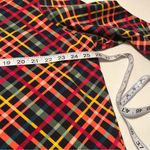 kim rogers Womens Size 2X XXL Multicolored Plaid Cotton Top Shirt Blouse Coastal Photo 5