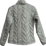 Eddie Bauer Womens Jacket Coat Small Gray Quilted Goose Down Puffer Packable Photo 1