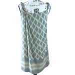 Moulinette Soeurs Anthropologie 100% Silk Blue Cream Roman Sleeves 10 Photo 6