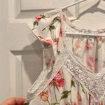 CAROLE‎ HOCHMAN Robe And Nightgown Set Women’s Size Medium Carnation Bouquet White Photo 3