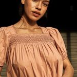 DÔEN Earhart Mini Dress Petal Pink (Dôen Colorway Name) Size Medium – Rare Photo 2