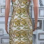 Gianni Bini NEW  Yellow Leaf Print Beckham Rib Cut Photo 2