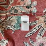 Maurice's Rust Orange Multicolor Floral Print Flutter Sleeve Kimono Photo 8