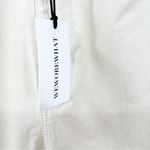 We Wore What NWT Frayed Waistband Straight Leg Jeans 26 Cream Photo 9