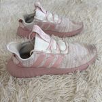 Adidas Cloudfoam Pink White Running Athletic Shoes Sneakers Women's Size 8 Photo 2