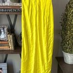 SER.O.YA Dalia Strapless Silk Maxi Dress Citric Womens Size Small Yellow Photo 7