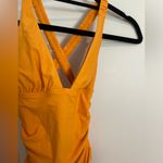 J.Crew Women's One Piece Swimsuit in Mustard Yellow NWT Sz 0 Resortwear Photo 3