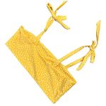 Yellow Polka Dot Bikini‎ Top Size L Photo 1