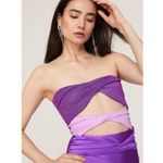 Women's BAOBAB Ola Maxi Purple Lavender Strapless Cutout Maxi Dress M Size M Photo 5