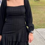 City Vibe Black Long sleeve Dress Photo 3