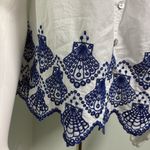 Calypso St. Barth  Pajama Shirt 100% Cotton Small NEW Photo 1