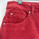 Soft Surroundings  Burgundy Corduroy High Rise Skinny Pants size 12P petite Photo 6