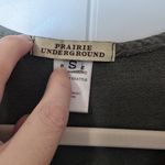 Prairie Underground Mini Dress Organic Cotton Khaki Green Small Photo 3