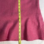 Gap Hot pink Barbie Elle Woods peplum pencil  flare wool Y2K knee length skirt vtg Photo 8