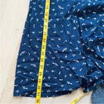 Reformation navy blue Musical note short romper Photo 7