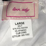 Love...Ady Love…Ady Ruched Polka Dot Mini Dress Scrunch White Photo 3