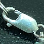 Sterling Silver Vintage Peacock Freshwater 4mm Seed Pearl Clasp Choker Necklace Photo 8