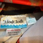 Modcloth Women's The Gilda One-Piece Swimsuit Red Black Slimming adjustable Sz L Photo 3