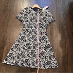 Black Halo  White and Blue Sheath Dress Photo 7