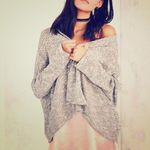 Urban Outfitters BDG Joey Textured Dolman Open Cardigan: Tan Photo 1