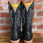 Corral boots NIB CORRAL LADIES BLACK/SILVER OSTRICH CUTTER TOE BOOT 8 Photo 3