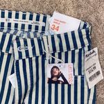 ZARA Striped High Waist  Jeans Photo 2
