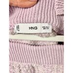 Mango MNG Tweed Pocket Cardigan & Mini Skirt Set Light/Pastel Purple Women's Size S Photo 7