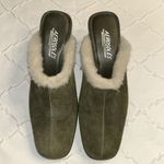 Aerosoles   Green Slip on Leather/Suede Mule Shoes (Size 6.5M) Photo 9