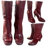 Max Studio RARE Y2K VINTAGE BURGUNDY RED BOOTS BY  SZ. 6 Photo 3