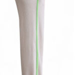 Sundry Faux Sherpa Sweatpants Neon Stripe On Cream Size 4 (XL) Cozy Pilates Photo 0