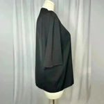 Source Unknown Women's Black Short Sleeve Blouse (570) Photo 2