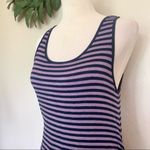 Liz Lange Maternity Purple Striped Tank Dress XS Photo 4