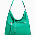 Aimee Kestenberg NWT Good Times Expandable Hobo - Earth Green Bubble Lamb Photo 0