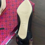 Tory Burch  Ankle boot whit logo T hardware logo size 9 color black .worn once Photo 7