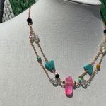 Handmade Wild Garden One butterfly Chase Another Necklace Photo 1