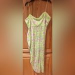 ASOS Stretched Satin Cami Midi Bodycon Dress with Ruched Side Detail Size 12 Photo 10