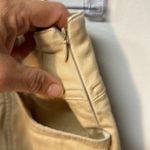 Chaus Skirt Beige Khaki Side Zip Knee Length Stretch vintage 12 cotton spandex Tan Photo 2