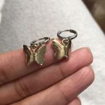 Free People Butterfly Gold Dangle Earrings  Photo 5