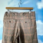 Free People  vintage wide leg plaid trousers Photo 3