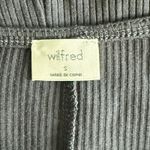 Aritzia Wilfred Amelia Ribbed Ruched Side Midi Dress Black Size Small Photo 8