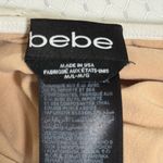 Bebe  bodycon dress nude undertone ivory top woman size M/L nice material thick Photo 7