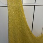 Knit sequin dress Yellow Photo 3