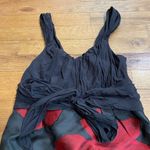 Max Studio Specialty Products Black&Red Floral Design Dress Photo 2