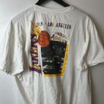 Nba Los Angeles Lakers Graphic Tee Vintage 90s White Large L T Shirt Photo 4