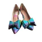 Betsey Johnson womans inbow Metallic Stiletto Heels Size 5.5 SKU8165 Photo 8