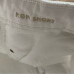 American Eagle  White Denim Mom Shorts Photo 3