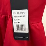 Elliatt  / Revolve Red Enchantment Mini Dress with Bow Straps XS Photo 5